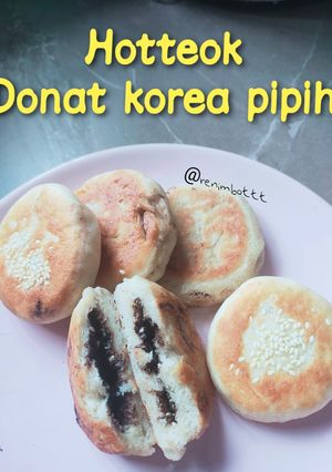 Foto resep Hotteok 호떡 | Pancake korea/ donat korea 🤤🥨