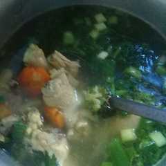 A picture of Sop ayam.