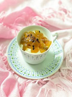 Hình của món Sữa Chua Hạt Đác Chanh Dây.