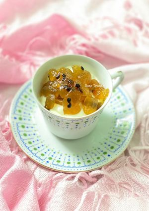 Hình của món Sữa Chua Hạt Đác Chanh Dây.