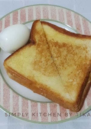 Foto resep 17. Roti Panggang Manis Gurih