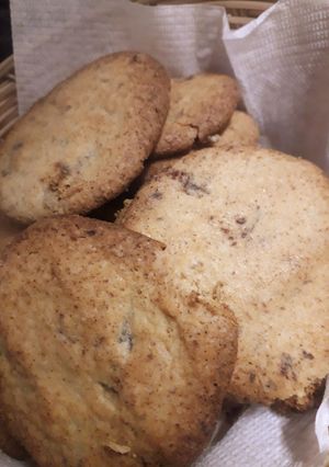 Una foto de Galletas con chispas de chocolate