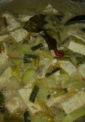 Foto resep Lodeh labu siam n kacang panjang