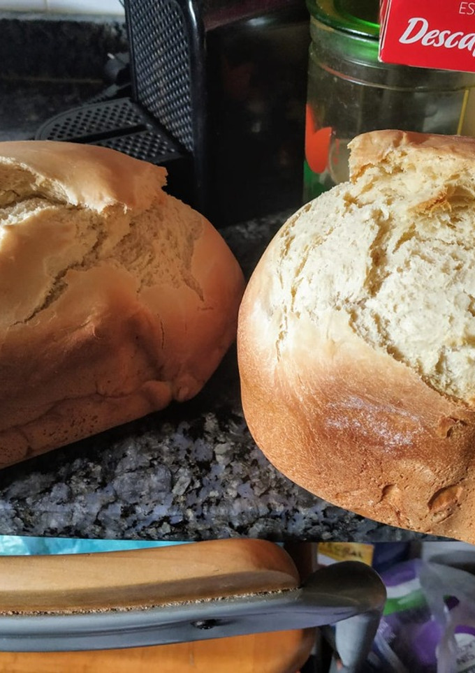Una foto de Pan blanco clásico 🍞 en panificadora