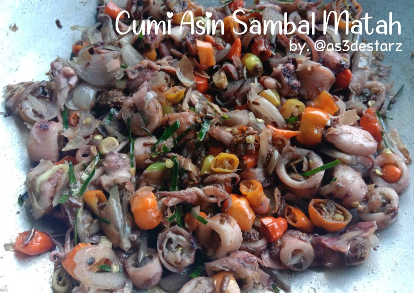 Soolatud Kumi sambal matah'ga
