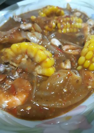 Foto resep Udang Cumi Saos Padang