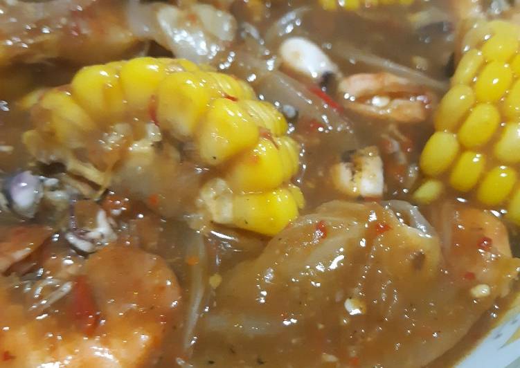 RECOMMANDED! Resep Udang Cumi Saos Padang