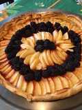 Apple and Blackberry Tart with Blackberry Liqueur Pie Crust