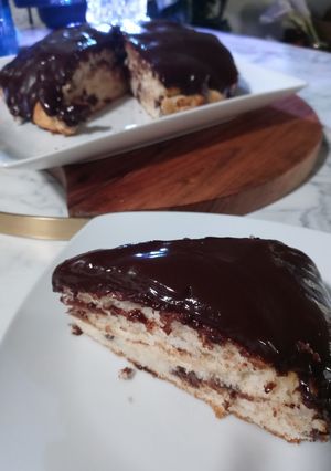 A picture of Double Chocolate Scone Cake.