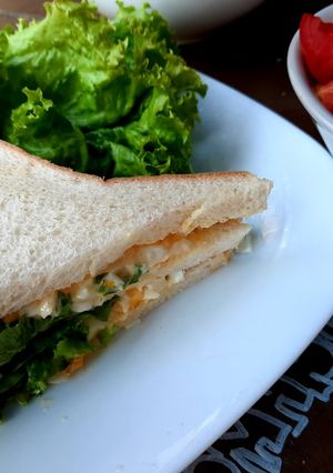 Foto resep Roti lapis telur