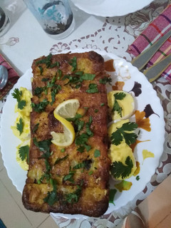 صورة لوصفة طاجين البطاطا هايل وبنيين 😍😍💖💖