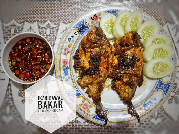 Resep Ikan Bawal Bakar Bumbu Kecap, Enak Banget