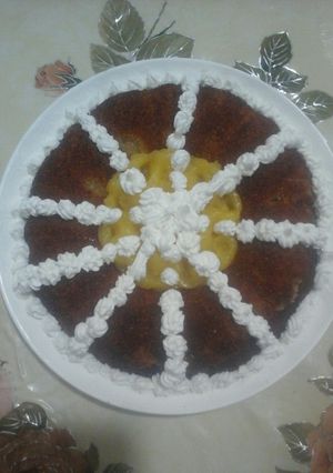 صورة لوصفة بسبوسة مقلشة