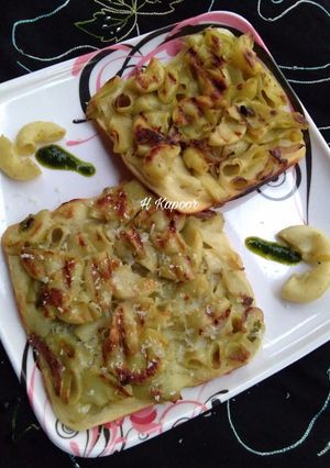 A picture of Grilled Pasta-e-Pancake.
