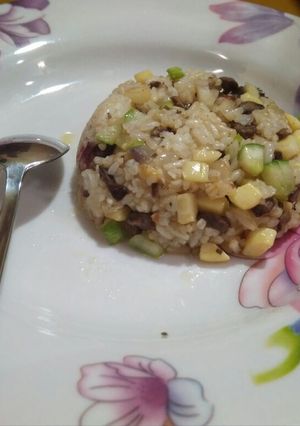Foto resep Nasi Goreng Mentega.. Tofu, hati dan Timun