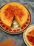 Pastel con aceite de olivas