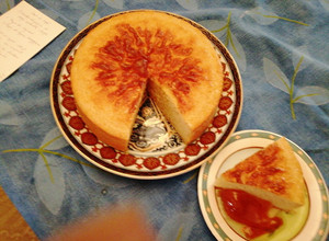 Una foto de Pastel con aceite de olivas