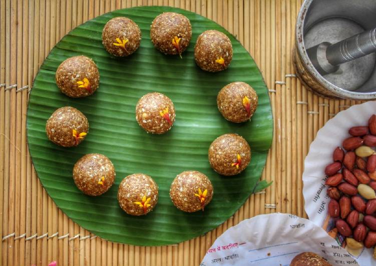 Steps to Make Super Quick Homemade Traditional peanut sesame fudge balls