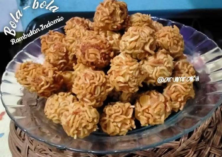 Cara Gampang Menyiapkan Bola-Bola Rambutan Indomie, Lezat