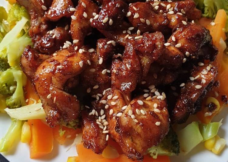 Step-by-Step Guide to Make Perfect Honey Glazed Pepper Chicken