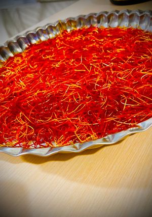عکسی از دستور خشک کردن زعفران