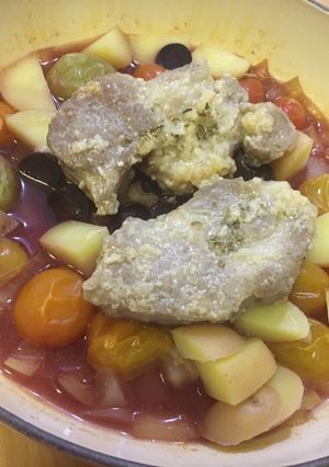 鹽麴煎封豬梅肉（LC@26cm buffet) 的食譜成品照片