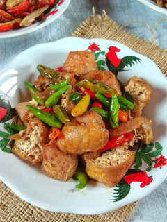 Foto resep Tumis Tahu Pong Saus Tiram