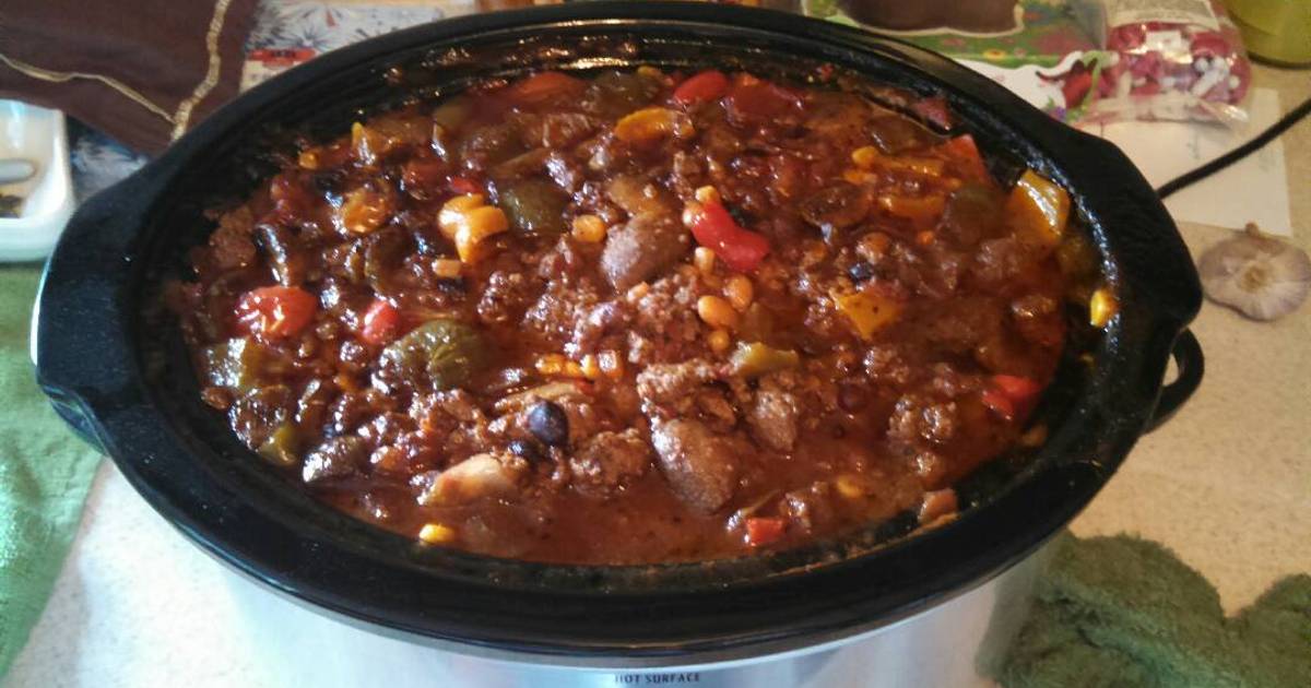 Crock Pot Chili Recipe by Unleashed - Cookpad