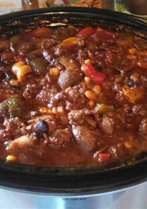 A picture of Crock Pot Chili.