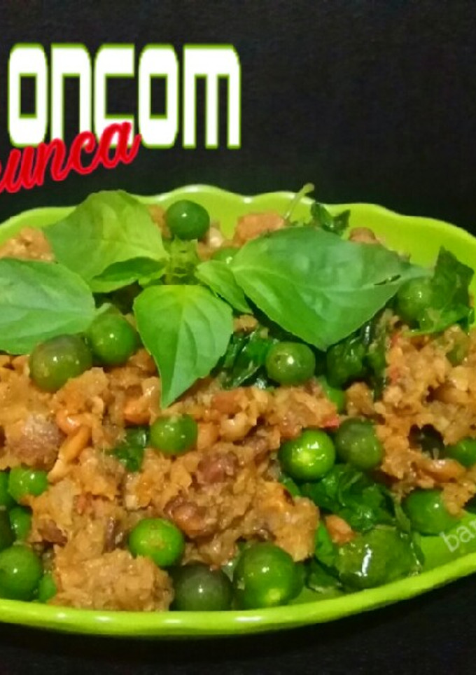 Foto resep Sambel oncom leunca