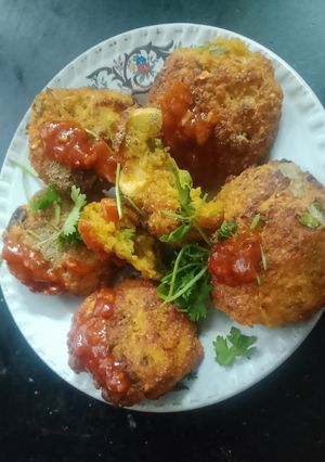 A picture of Airfryer Daliya Cutlet.