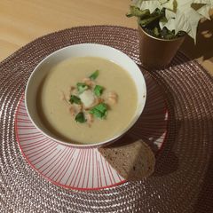 A picture of Cauliflower coconut milk soup.