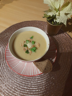 A picture of Cauliflower coconut milk soup.