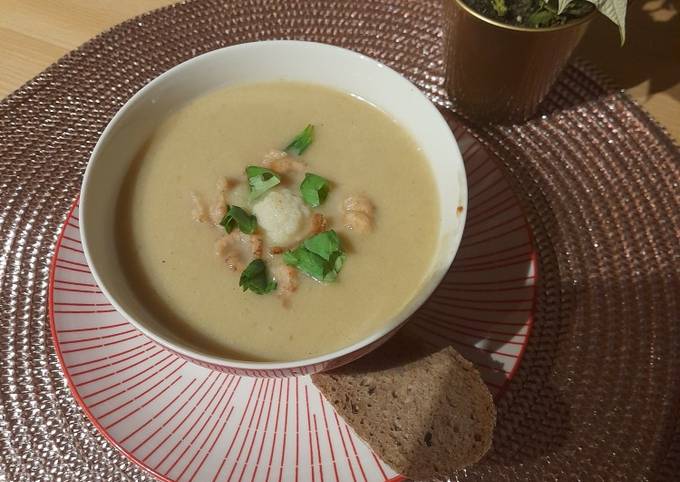 Recipe of Favorite Cauliflower coconut milk soup