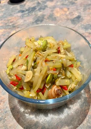 Foto resep Tumis labu siam pedas