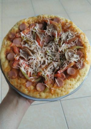 Foto resep Pizza Homemade praktis tanpa oven