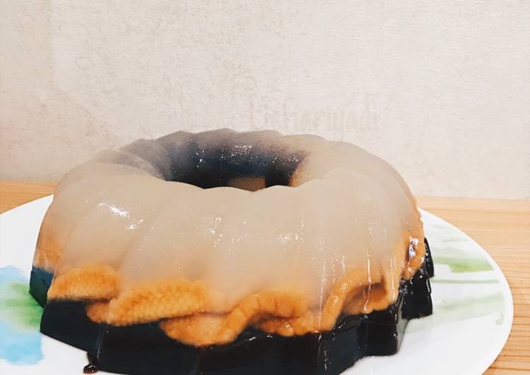 Pudding Regal 2 Layer Simple inspirasi dari Kak Tintin Rayner