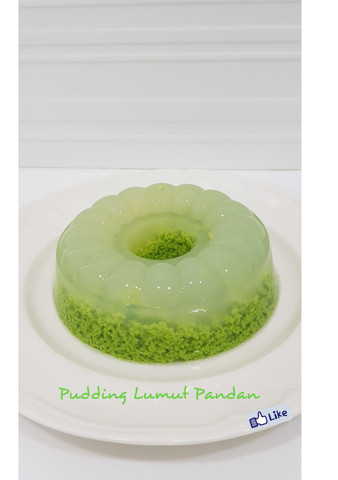 Foto resep Pudding Lumut Pandan