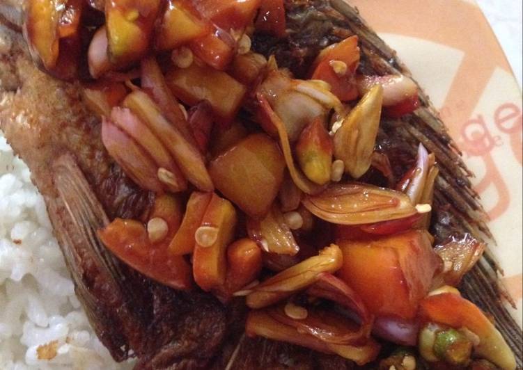Resep Ikan Mujair sambal Kecap, Enak Banget