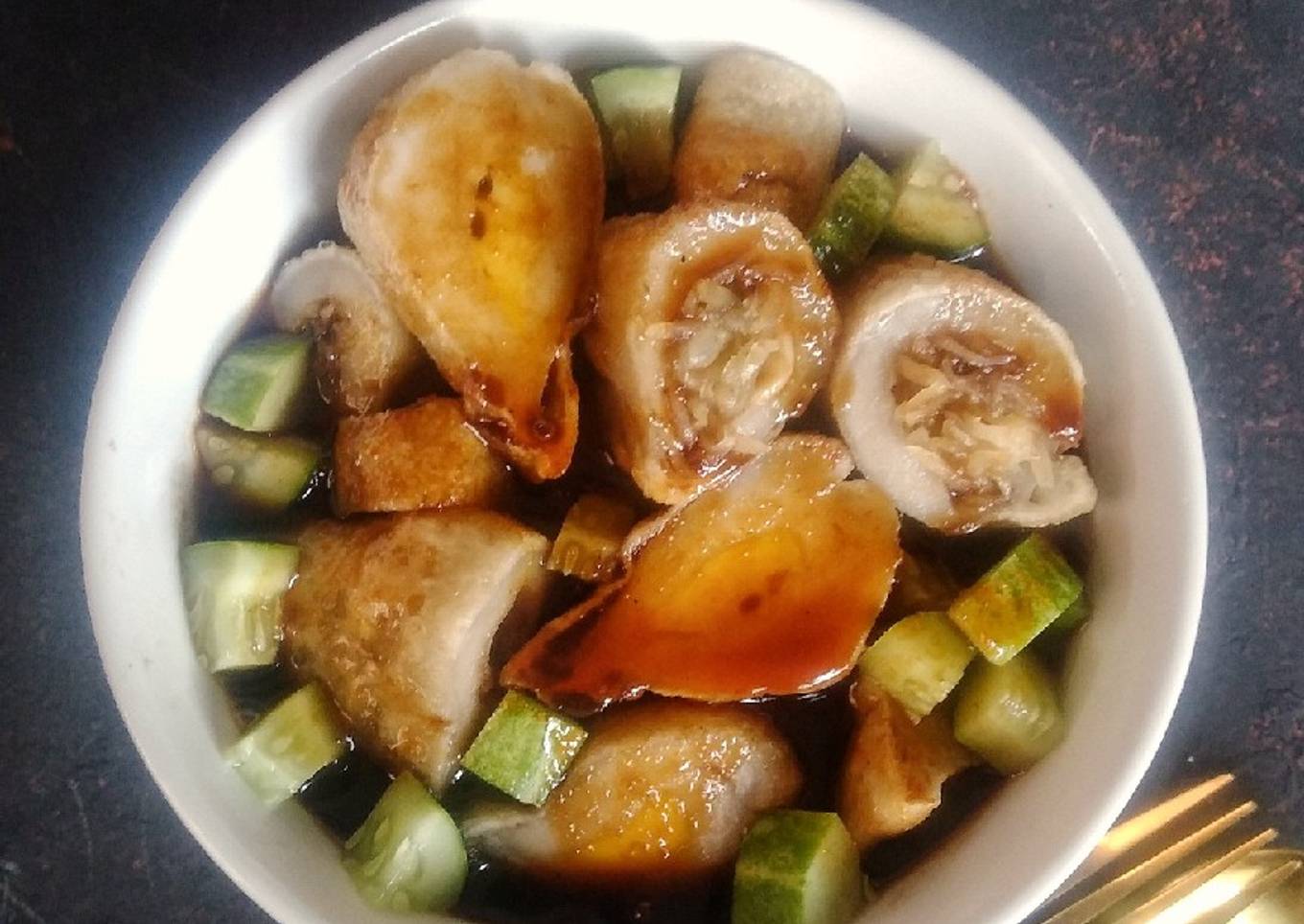 Pempek dos kaldu udang