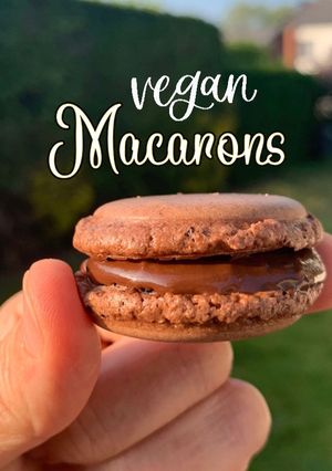 Foto di Vegan Macarons con aquafaba