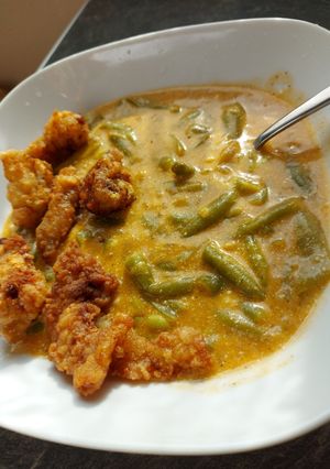 Zöldbabfőzelék recept fotója