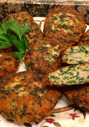Foto principal de Hamburguesas de pollo con espinacas
