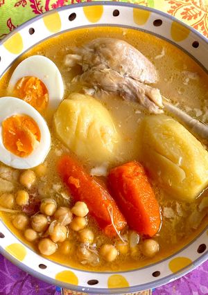 A picture of Chicken Broth in Instant Pot.