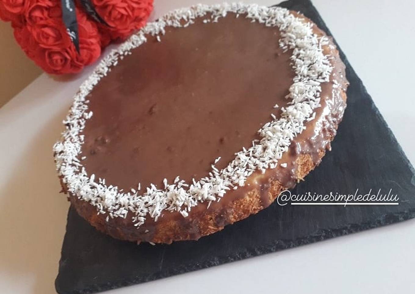 Gâteau noix de coco chocolat