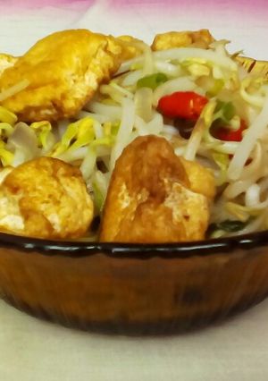Foto resep Sayur tumis tauge tahu