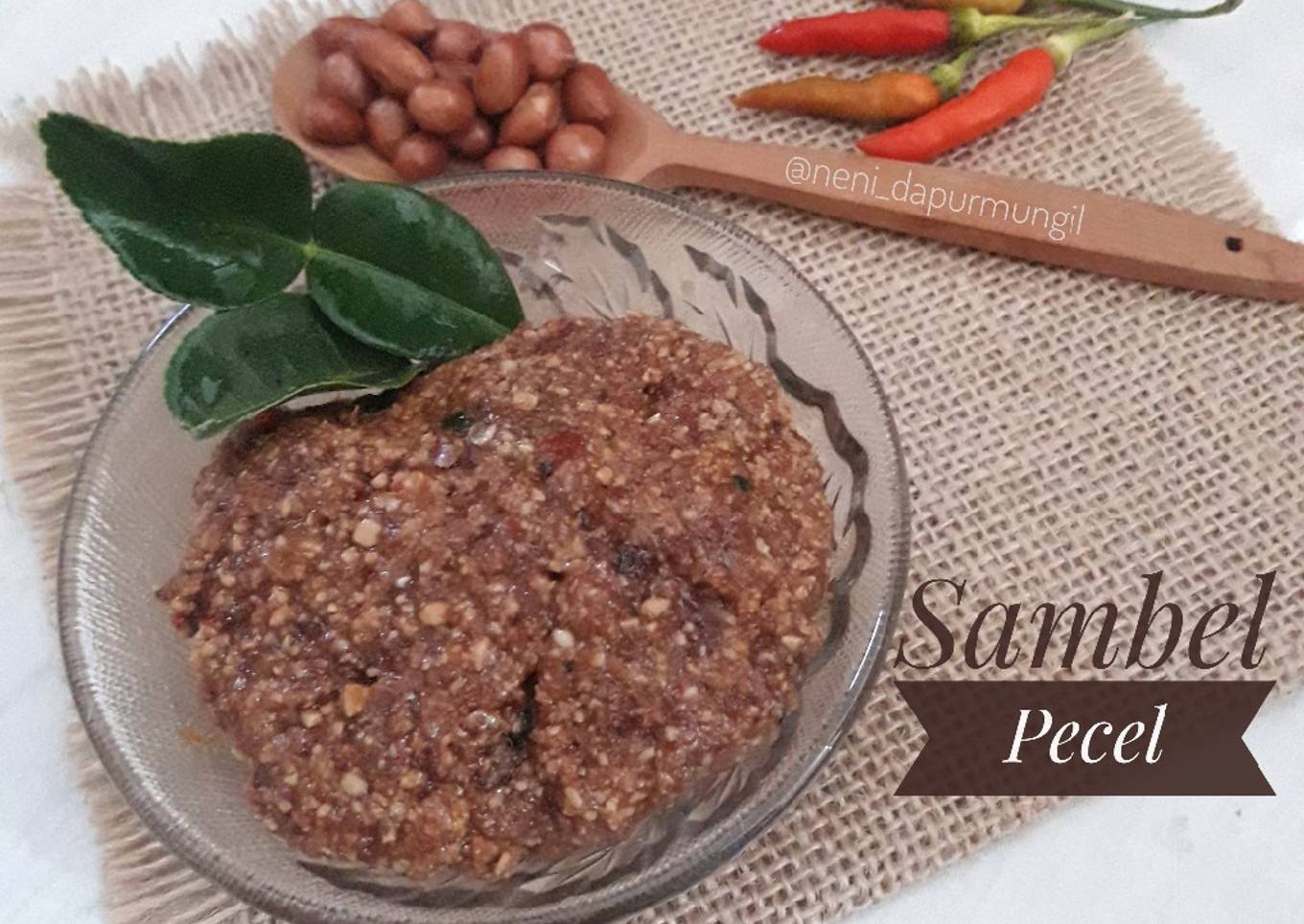 Sambel Pecel / Bumbu Pecel / Sambel kacang