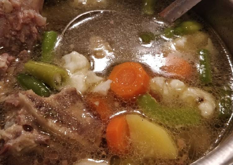 Resep Sup Sayur Tulang Iga Anti Gagal