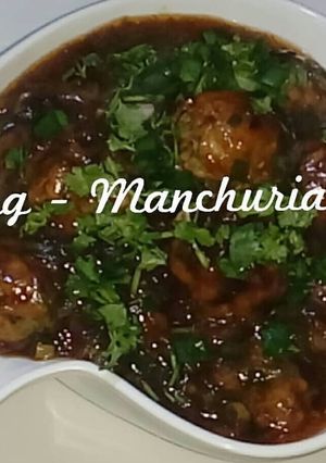 A picture of Veg manchurian.