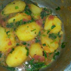 A picture of Irish potatoes #theme challange.